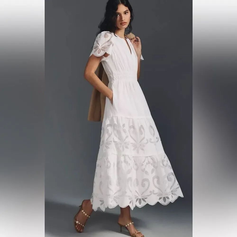 Anthropologie The Sumerset Maxi Dress Size XL